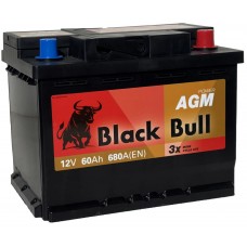 Аккумулятор BLACK BULL AGM / 60Ah / 680А